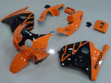 Buy 1991-1998 Orange Black Honda CBR250RR MC22 Motorcycle Fairings Kit UK