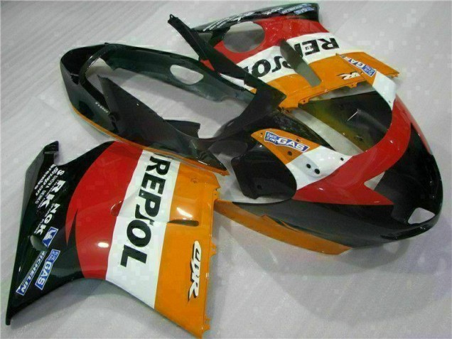 Buy 1996-2007 Orange Repsol Honda CBR1100XX Motorbike Fairing UK