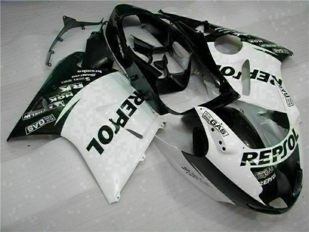 Buy 1996-2007 White Black Repsol Honda CBR1100XX Replacement Motorcycle Fairings UK