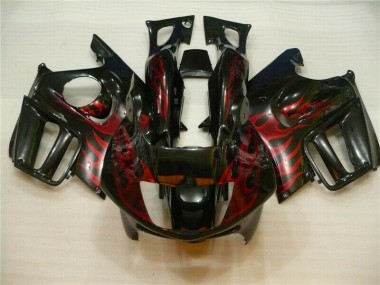 Buy 1995-1998 Black Red Flame Honda CBR600 F3 Motorcycle Fairing UK