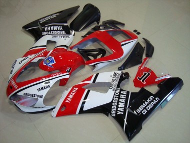 Buy 1998-1999 Black Red Stickers Yamaha YZF R1 Motorcycle Fairings UK