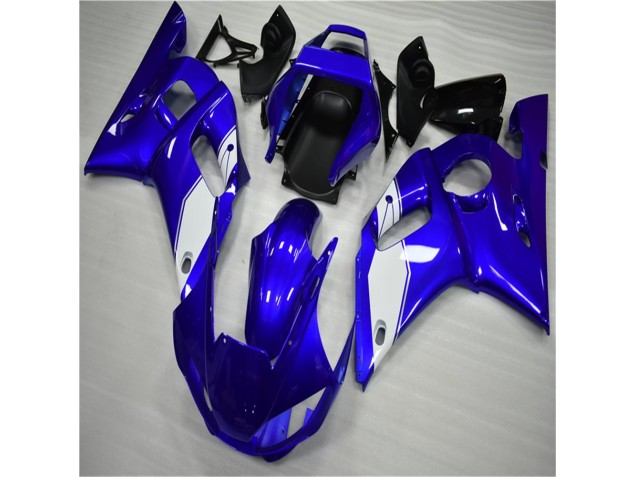 Buy 1998-2002 White Blue Yamaha YZF R6 Bike Fairings & Bodywork UK