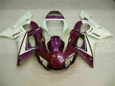 Buy 1998-2002 Purple White Yamaha YZF R6 Replacement Fairings UK