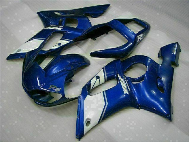 Buy 1998-2002 Blue Yamaha YZF R6 Motor Bike Fairings UK