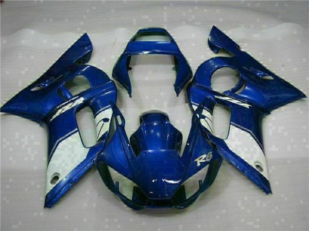 Buy 1998-2002 Blue Yamaha YZF R6 Motor Bike Fairings UK