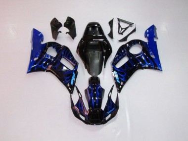 Buy 1998-2002 Blue Flame Yamaha YZF R6 Motorcycle Fairings UK