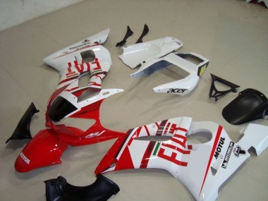 Buy 1998-2002 White Red Fiat Motul Acer Yamaha YZF R6 Motorcycle Fairing Kit UK