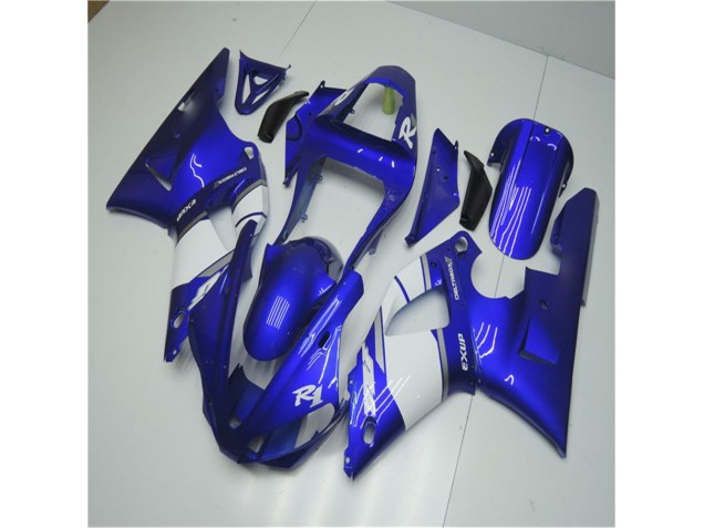 Buy 2000-2001 Blue White Yamaha YZF R1 Motorcycle Fairings UK