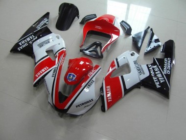 Buy 2000-2001 Red White Yamalube Race Yamaha YZF R1 Motorcycle Fairings Kits UK