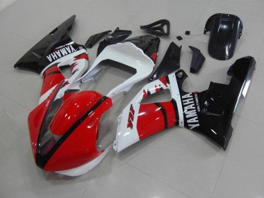 Buy 2000-2001 Red Black White Race Version Yamaha YZF R1 Motorcycle Replacement Fairings UK