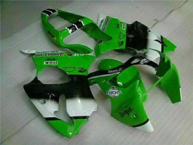 Buy 2000-2002 Green Black Kawasaki ZX6R Motorbike Fairing UK