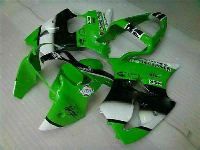 Buy 2000-2002 Green Black Kawasaki ZX6R Motorbike Fairing UK