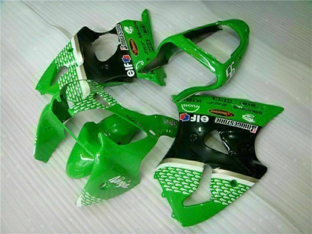 Buy 2000-2002 Green Black Kawasaki ZX6R Motorcycle Bodywork UK