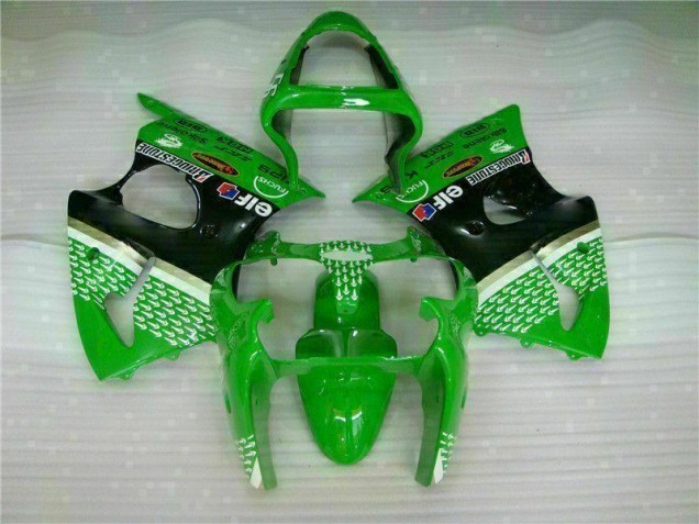 Buy 2000-2002 Green Black Kawasaki ZX6R Motorcycle Bodywork UK