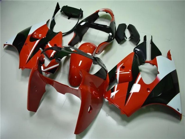 Buy 2000-2002 Red Black White Kawasaki ZX6R Bike Fairings UK