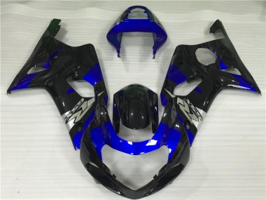 Buy 2000-2002 Blue Black Suzuki GSXR 1000 Motorcycle Fairings Kit UK