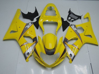 Buy 2000-2002 Yellow and Grey Suzuki GSXR 1000 Motorcycle Fairings Kits UK