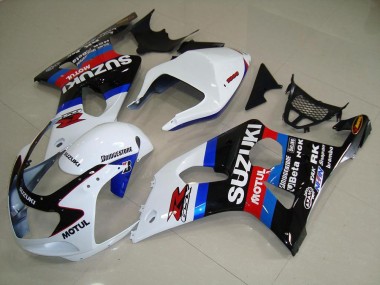 Buy 2000-2002 Black White Blue Suzuki GSXR 1000 Moto Fairings UK