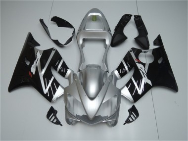 Buy 2001-2003 Silver Black Honda CBR600 F4i Motor Bike Fairings UK