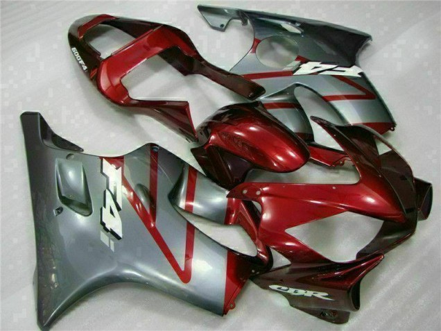 Buy 2001-2003 Red Silver Honda CBR600 F4i Moto Fairings UK