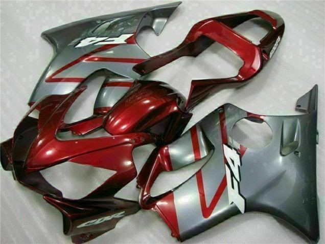 Buy 2001-2003 Red Silver Honda CBR600 F4i Moto Fairings UK