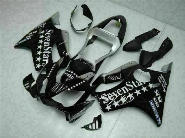 Buy 2001-2003 Black White Seven Stars Honda CBR600 F4i Bike Fairing UK