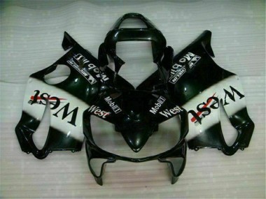 Buy 2001-2003 White Black West Honda CBR600 F4i Bike Fairings UK