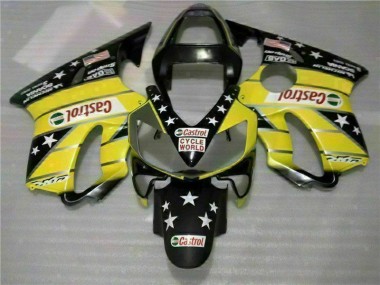 Buy 2001-2003 Yellow Black Castrol Cycle World Honda CBR600 F4i Motorcycle Bodywork UK