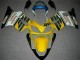 Buy 2001-2003 Yellow White Honda CBR600 F4i Moto Fairings UK