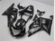 Buy 2001-2003 Black White Flame Suzuki GSXR 600/750 Motorcycle Fairing Kits UK