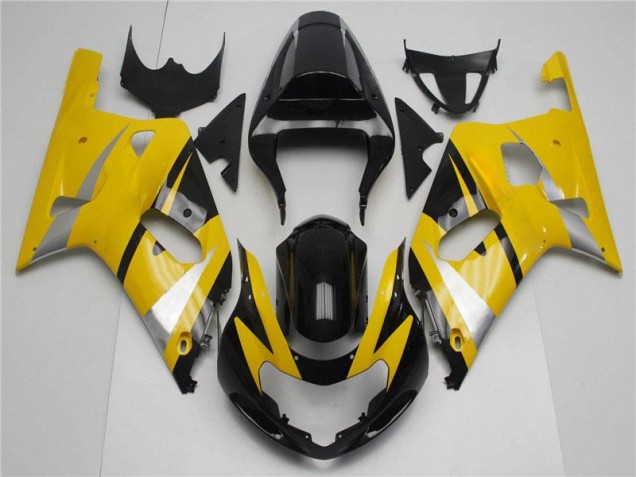 Buy 2001-2003 Yellow Black Suzuki GSXR 600/750 Bike Fairings UK