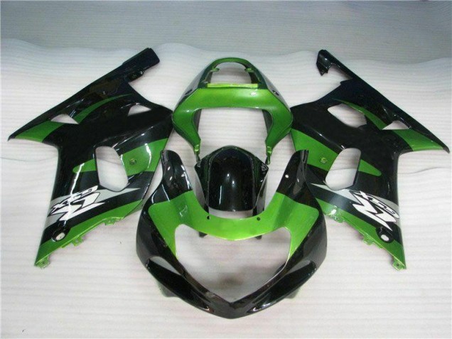 Buy 2001-2003 Green Black Suzuki GSXR 600/750 Motorbike Fairing UK