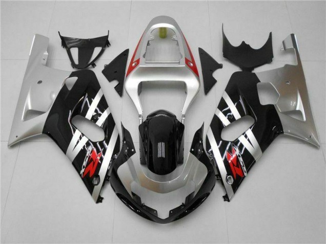 Buy 2001-2003 Silver Suzuki GSXR 600/750 Motorcycle Fairings Kits UK