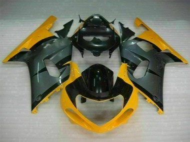 Buy 2001-2003 Black Yellow Suzuki GSXR 600/750 Bike Fairing UK