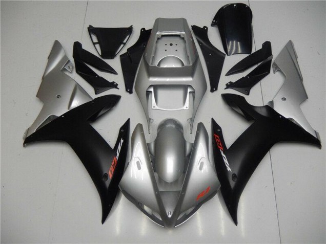 Buy 2002-2003 Silver Black Yamaha YZF R1 Motorbike Fairings UK