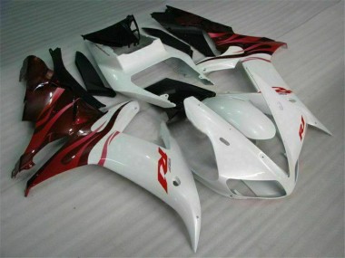 Buy 2002-2003 White Yamaha YZF R1 Bike Fairing Kit UK