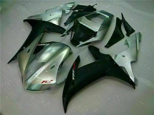 Buy 2002-2003 Silver Black Yamaha YZF R1 Motorbike Fairing Kits UK