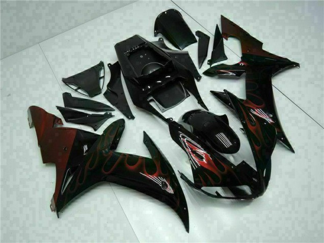 Buy 2002-2003 Black Yamaha YZF R1 Motorcyle Fairings UK