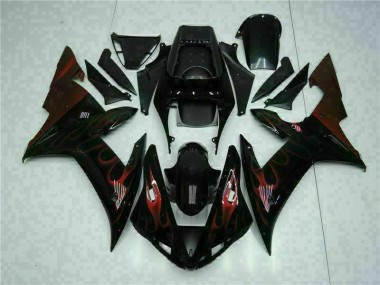 Buy 2002-2003 Black Yamaha YZF R1 Motorcyle Fairings UK