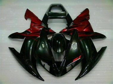 Buy 2002-2003 Black Red Yamaha YZF R1 Bike Fairing UK