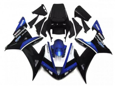 Buy 2002-2003 Black Blue Yamaha YZF R1 Bike Fairing Kit UK