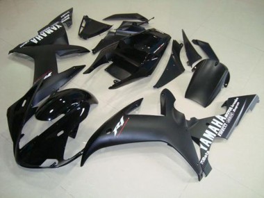 Buy 2002-2003 Matte Black White Yamaha YZF R1 Motorcycle Fairings UK