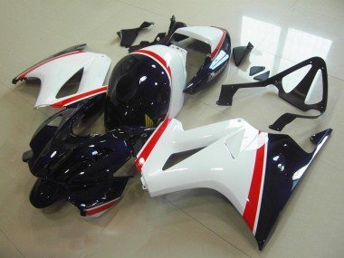 Buy 2002-2013 White Dark Blue Honda VFR800 Motorbike Fairing UK