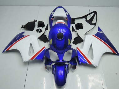 Buy 2002-2013 Blue and White Honda VFR800 Motor Bike Fairings UK