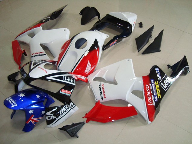 Buy 2003-2004 White Black Red Lee Honda CBR600RR Motorcycle Fairing Kit UK