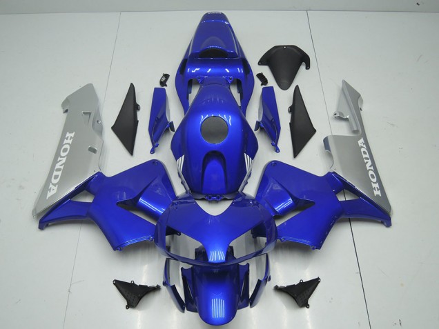 Buy 2003-2004 Blue Silver Honda CBR600RR Motorbike Fairing UK