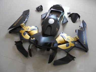 Buy 2003-2004 Black Gold Decal Honda CBR600RR Motorcycle Fairings Kit UK