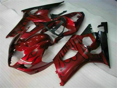 Buy 2003-2004 Red Suzuki GSXR 1000 Motorcycle Fairings Kit UK