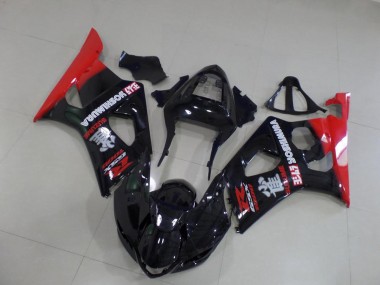 Buy 2003-2004 Black and Red Suzuki GSXR 1000 Motorbike Fairing UK