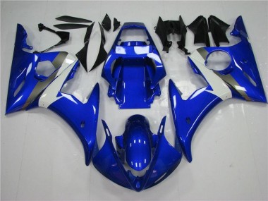 Buy 2003-2005 Blue White Yamaha YZF R6 Replacement Fairings UK